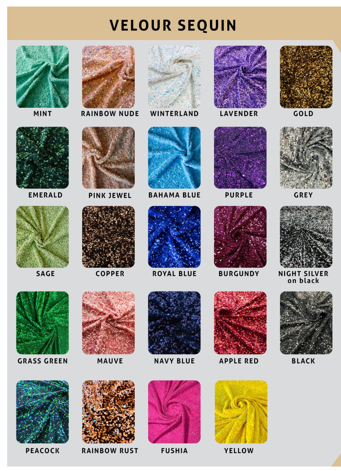 120" Round Sequin on Velvet Tablecloth - Peacock