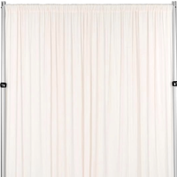 Champagne Wavy Spandex Panels Backdrop for Events