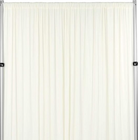 Ivory Wavy Spandex Panels Backdrop for Events