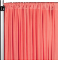 Orange Wavy Spandex Panels Backdrop for Events