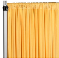 Yellow Wavy Spandex Panels Backdrop for Events