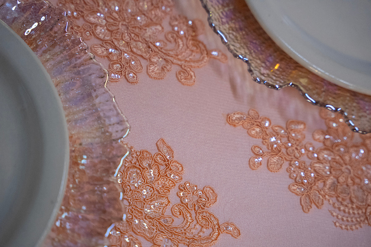 LACE TABLECLOTH 6' and 8'