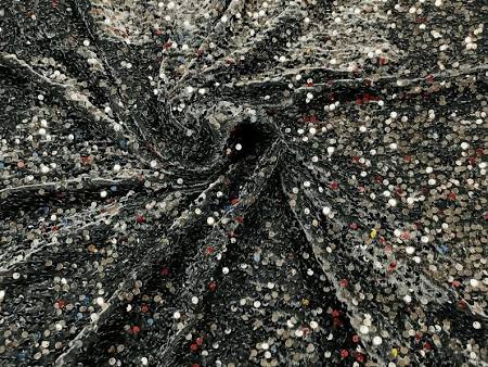 120" Round Sequin on Velvet Tableclothes